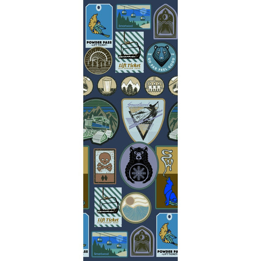 Smartwool Ski Targeted Cushion Explorer Print OTC