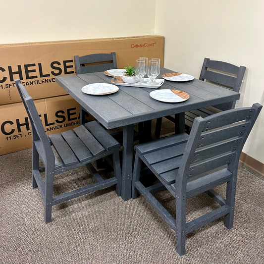 40" Square Napa Dining w/ Side Chairs