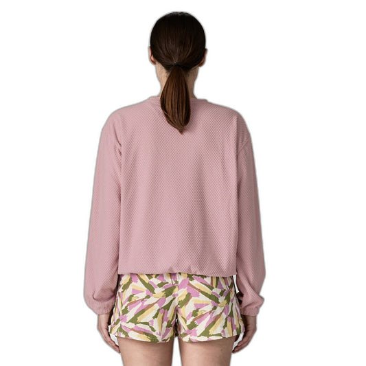 Patagonia Women's Textured Fleece Crewneck - back view