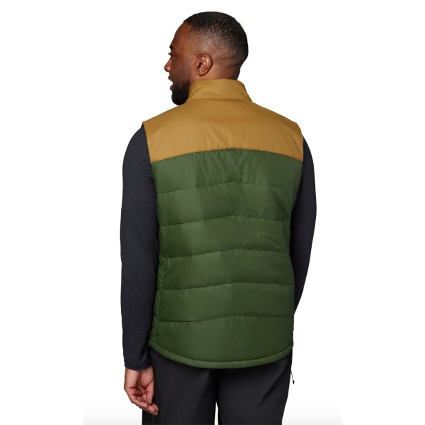 Flylow Men's Larry Vest in Rye/Pine