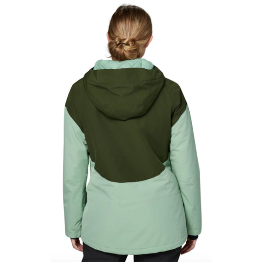 Flylow Women's Srarah Jacket in Pine/Seaglass