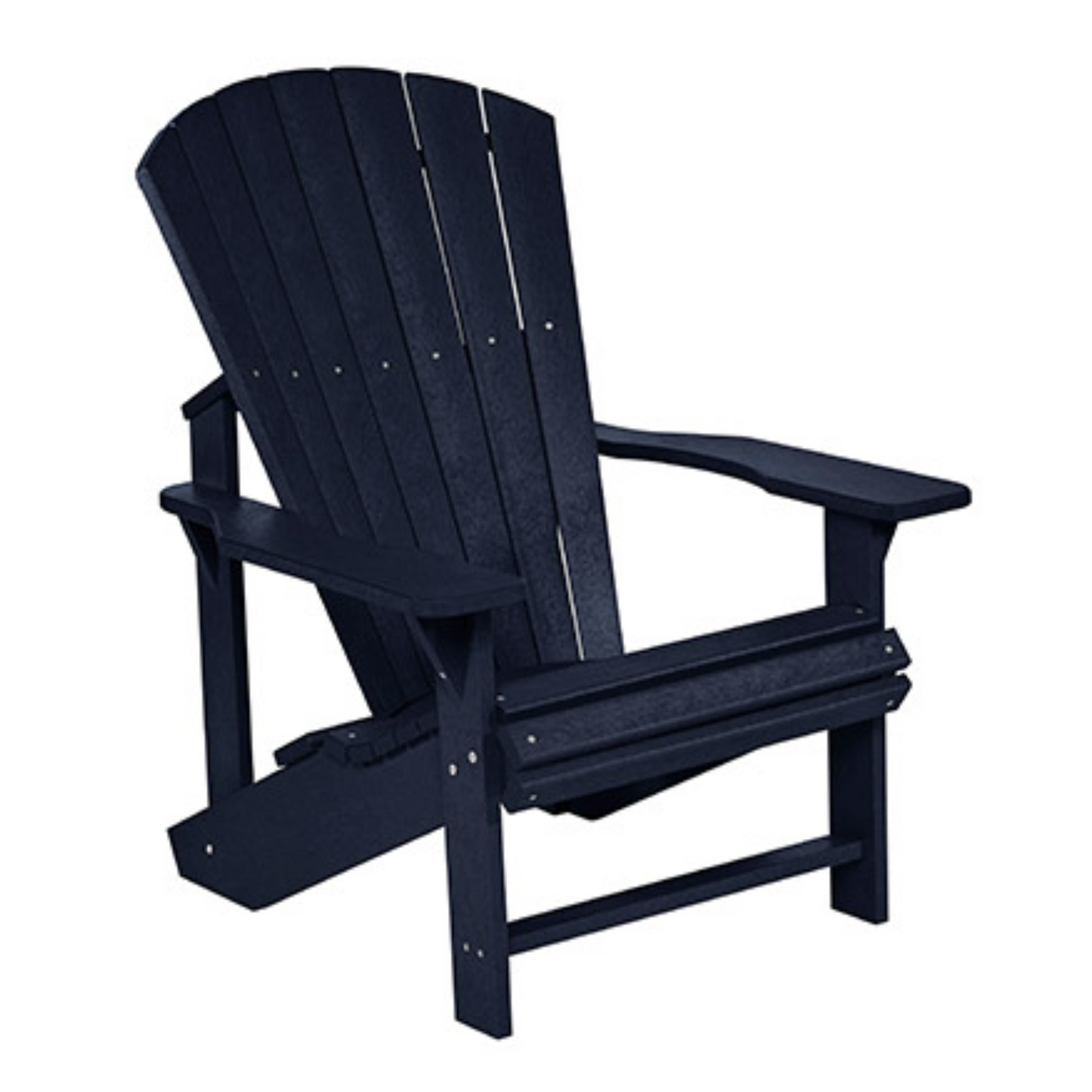 C.R.P. Upright Adirondack Chair In Black