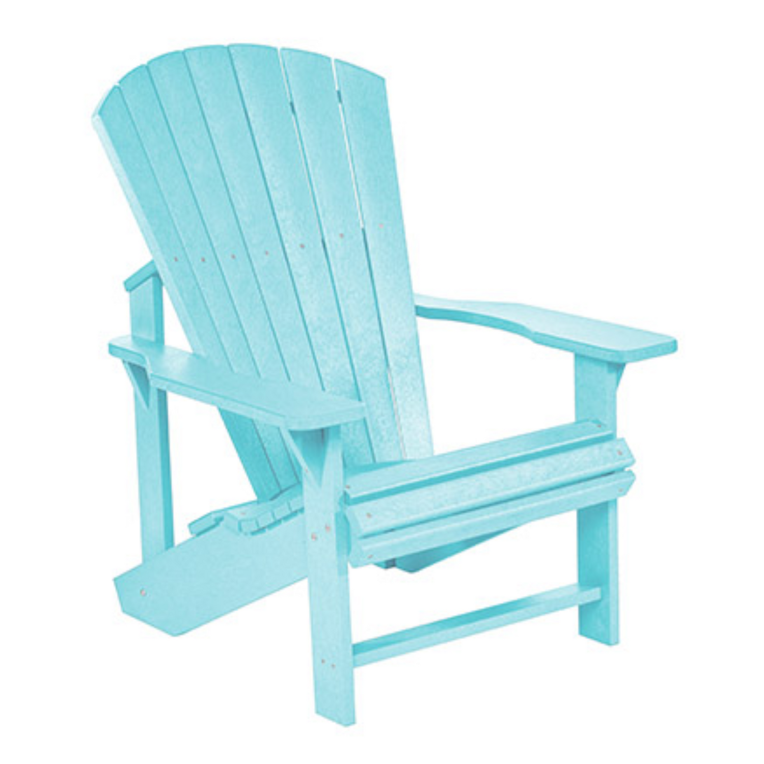 C.R.P. Upright Adirondack Chair In Aqua