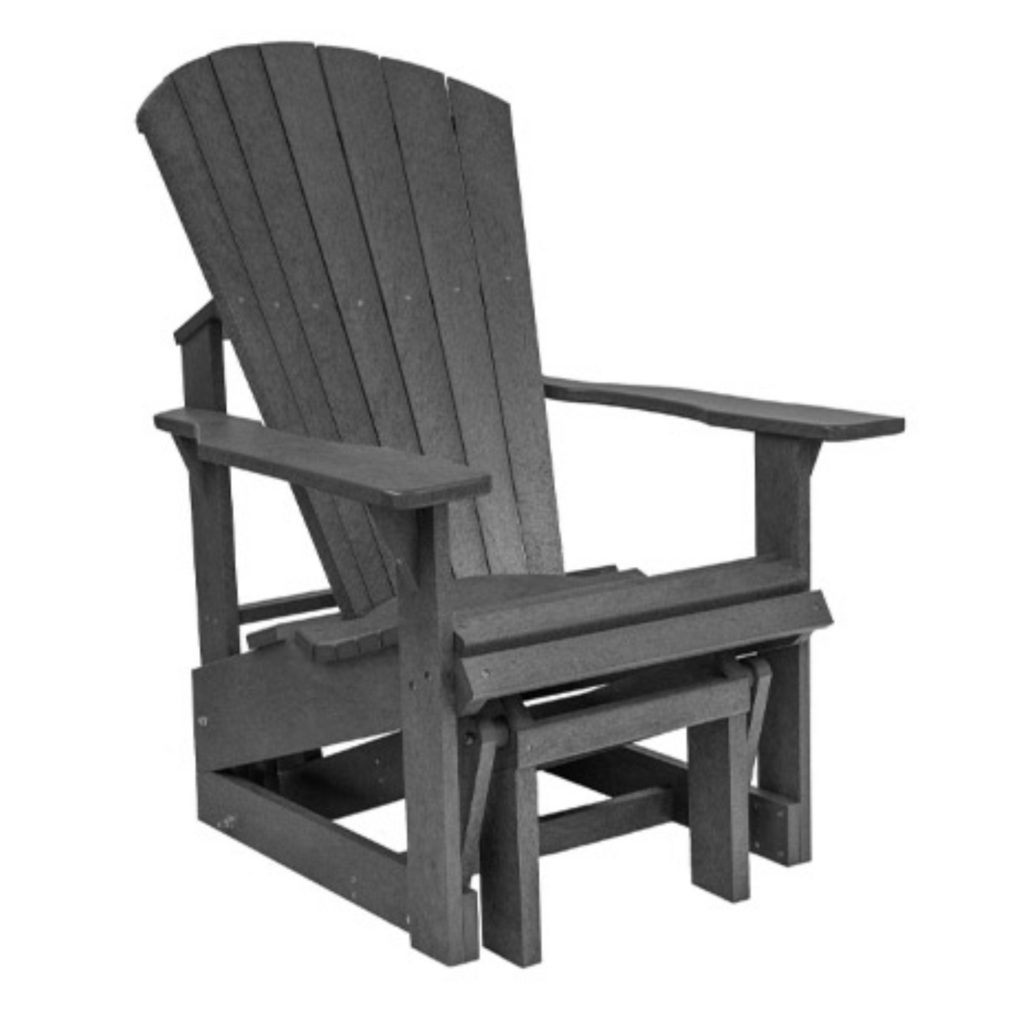 C.R.P. Adirondack Glider in Slate Grey