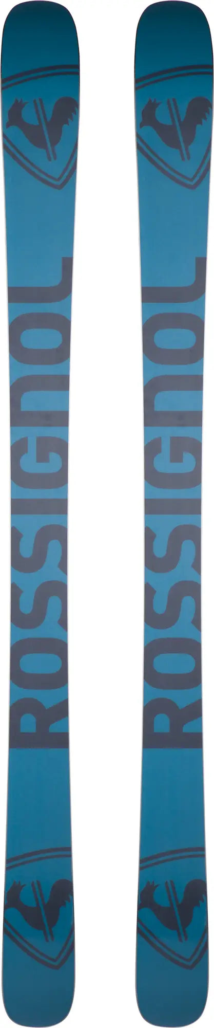 bottoms of the 2023 rossignol blackops 98 w open women's all mountain freeride skis