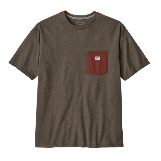 Patagonia Men's Shop Sticker Pocket Responsibili-Tee
