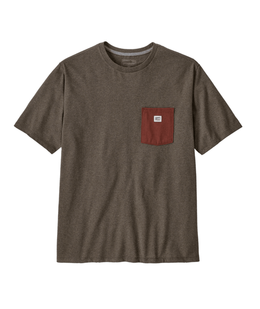 Patagonia Men's Shop Sticker Pocket Responsibili-Tee