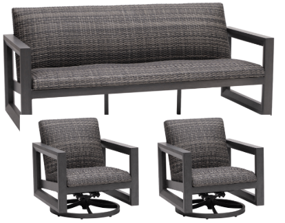 Bergen Sofa & Swivel Rocker Set