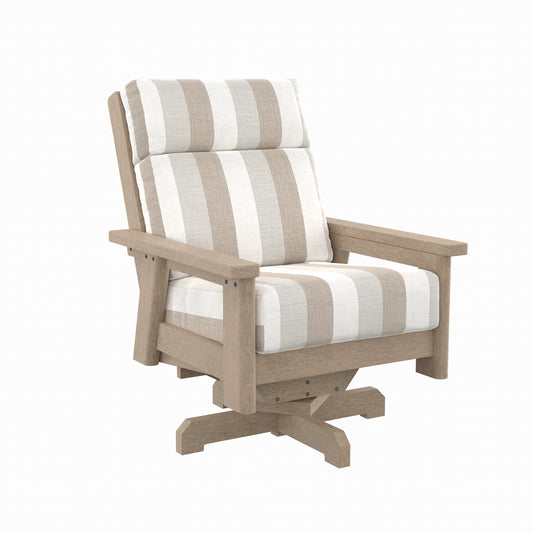 Charleston 2 Swivel Club Chairs