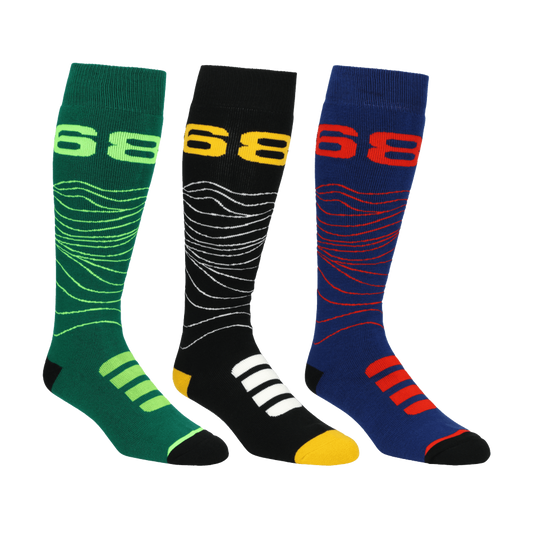 686 MENS TOPO SOCKS - 3 PACK