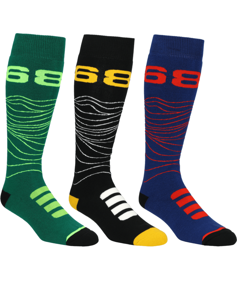 686 MENS TOPO SOCKS - 3 PACK
