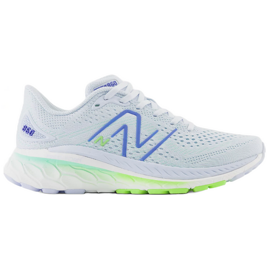 New Balance Women's 860 stability running shoes in light blue