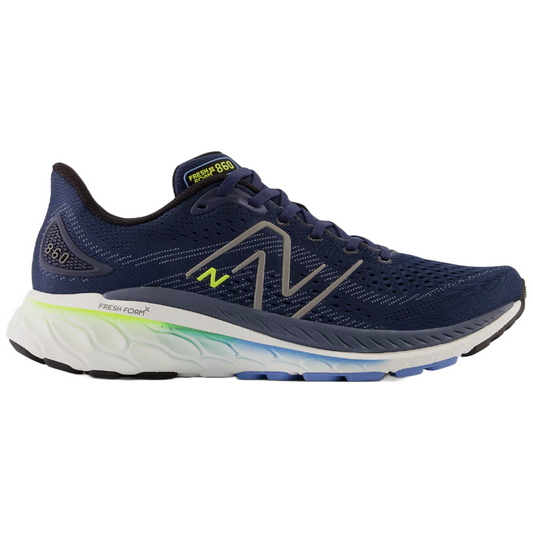 New Balance M860 v13 in navy and multicolour