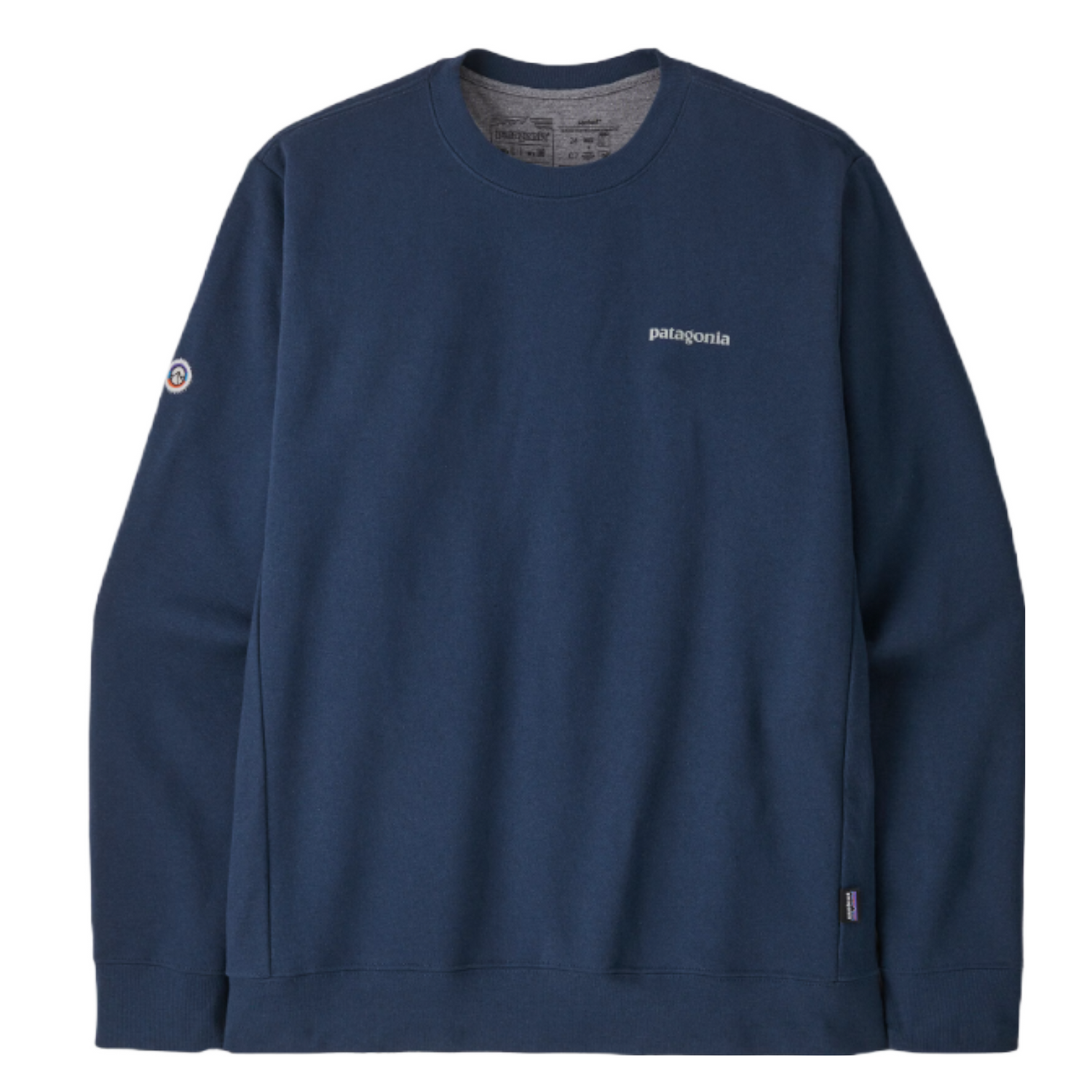Patagonia Men's Fitz Roy Icon Uprisal Crew Sweatshirt in blue