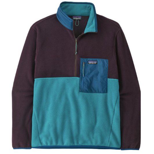 Patagonia Men's Microdini 1/2 Zip Pullover in Belay Blue