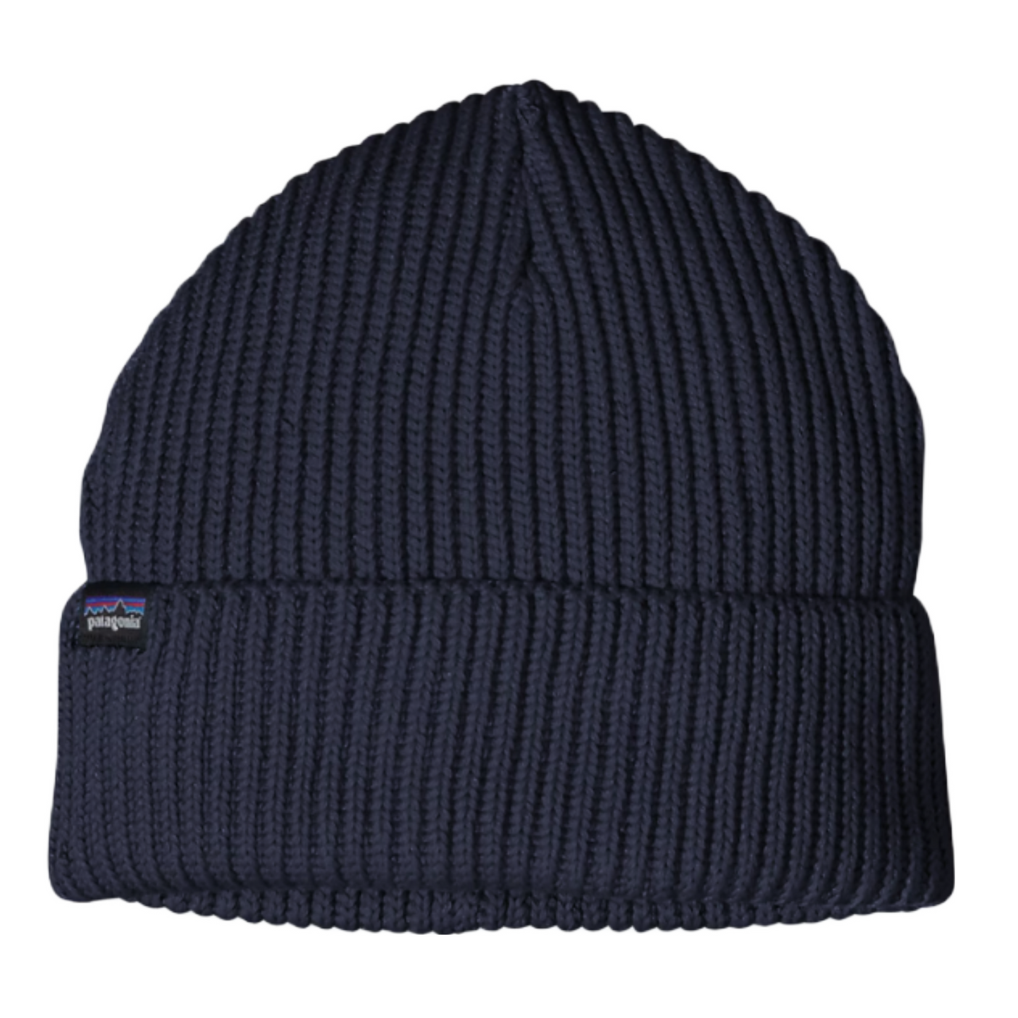 Patagonia Fishermans Rolled Beanie in Navy blue