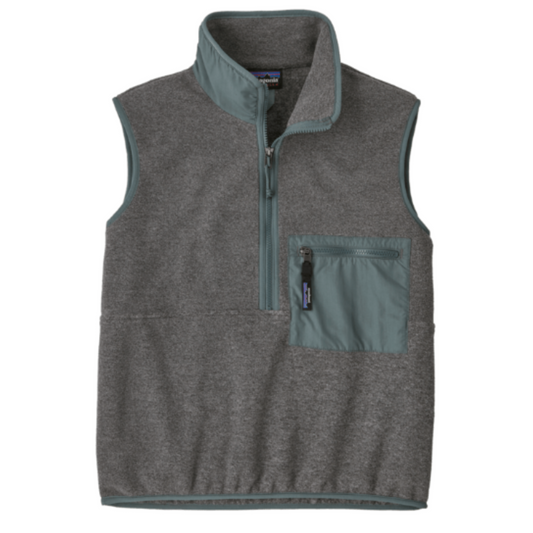 Patagonia Women's Synchilla Vest in Nickel and Green