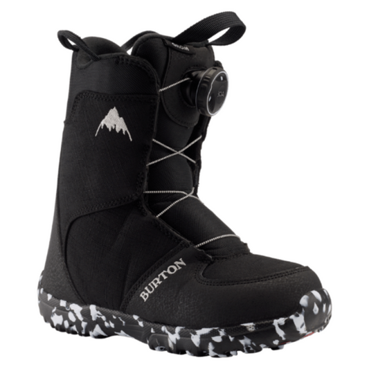 Burton Kids Grom BOA Snowboard Boots in Black