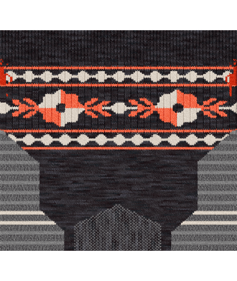 SMARTWOOL WOMEN'S HIKE LIGHT CUSHION RETRO FLORA