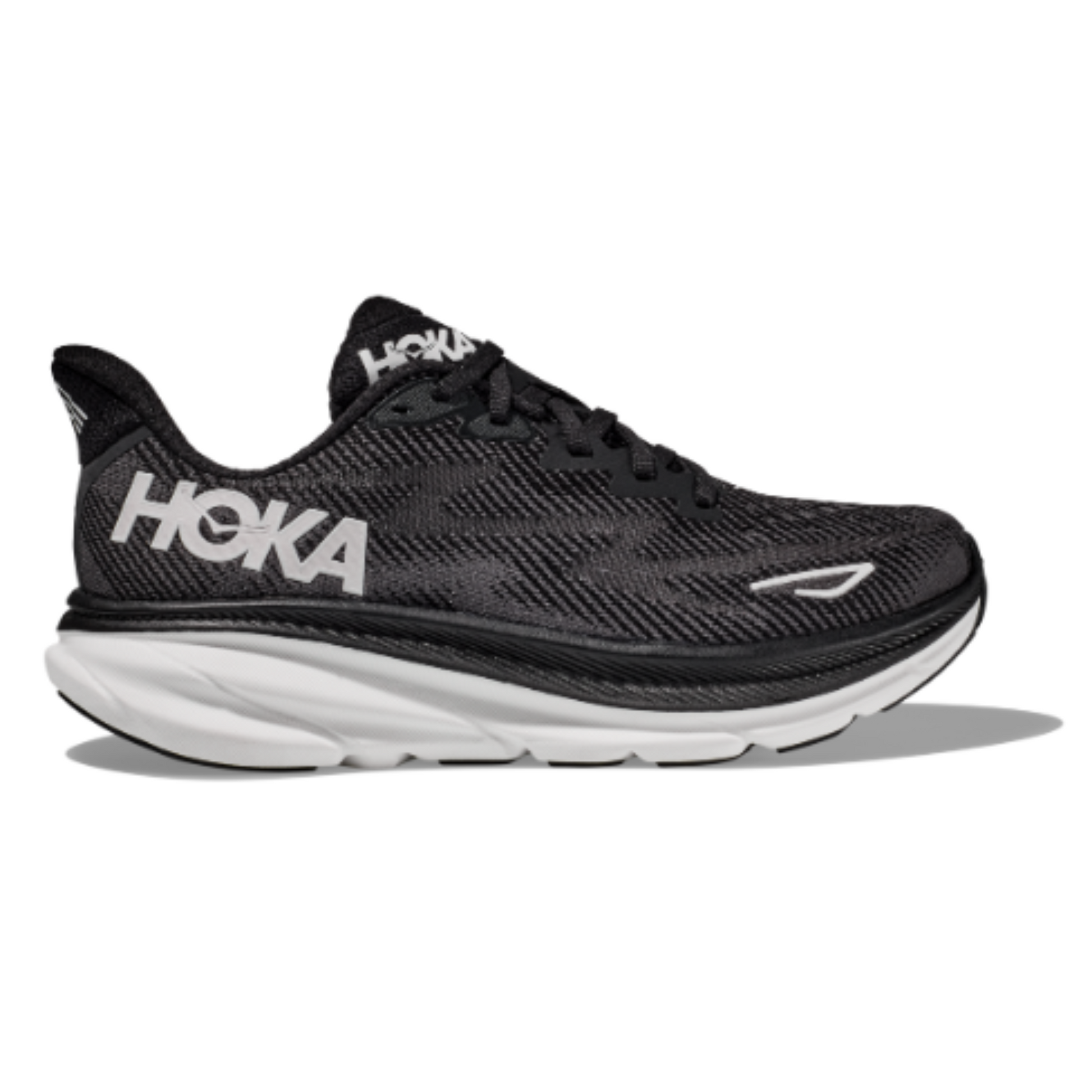 Hoka Women's Clifton in Black and White