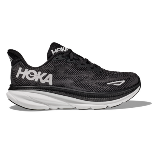 Hoka Women's Clifton in Black and White