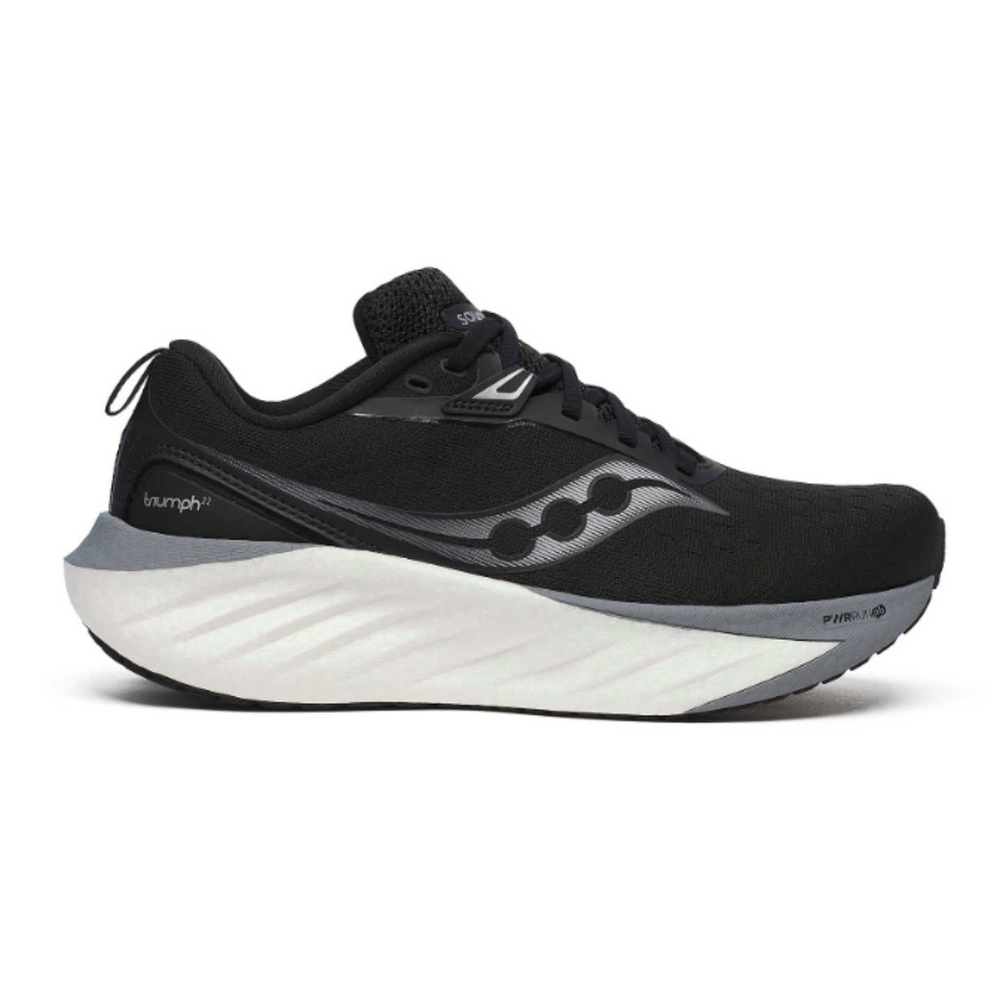 Saucony Women's Triumph 22 running shoes  in Black and White