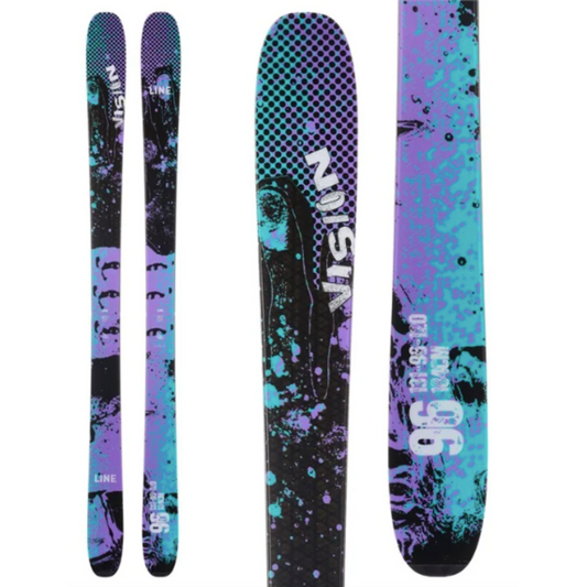 Line Vision 96 Freeride and All Mountain Skis Top Sheet