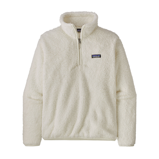 Patagonia Women's Los Gatos /4 Zip Fleece Pullover in Birch White