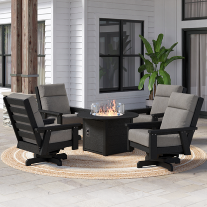 Charleston 2 Swivel Club Chairs