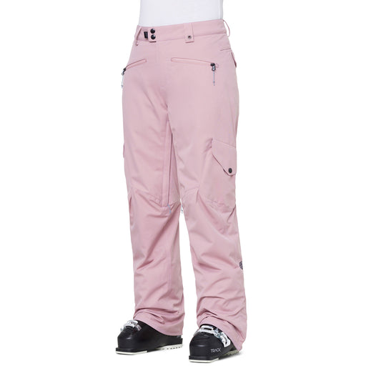 686 Women's Aura Cargo Ski and Snowboard Insulated Pant in Dusty Mauve