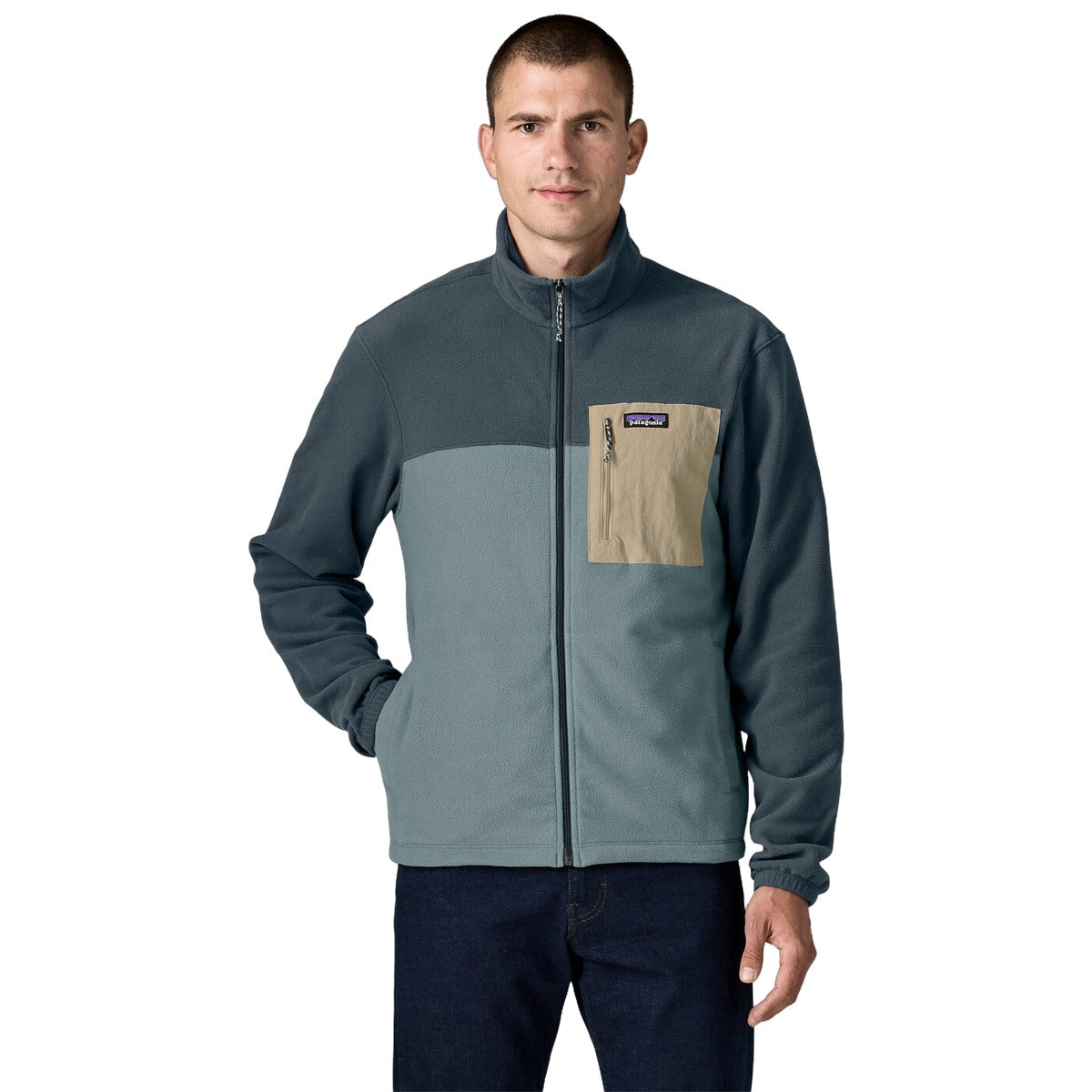 Patagonia Men's Micro D Patch Pocket JKT - back view