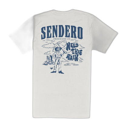 SENDERO Men's Need This Rain T-Shirt - back view