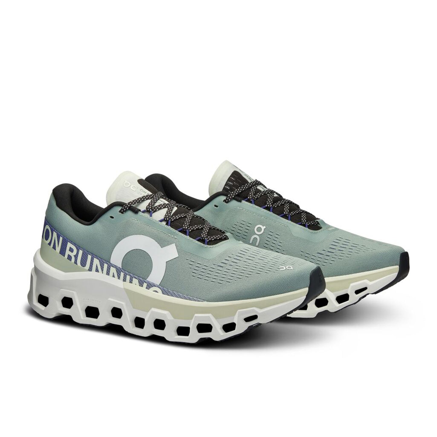 On women's Cloudmonster running shoe