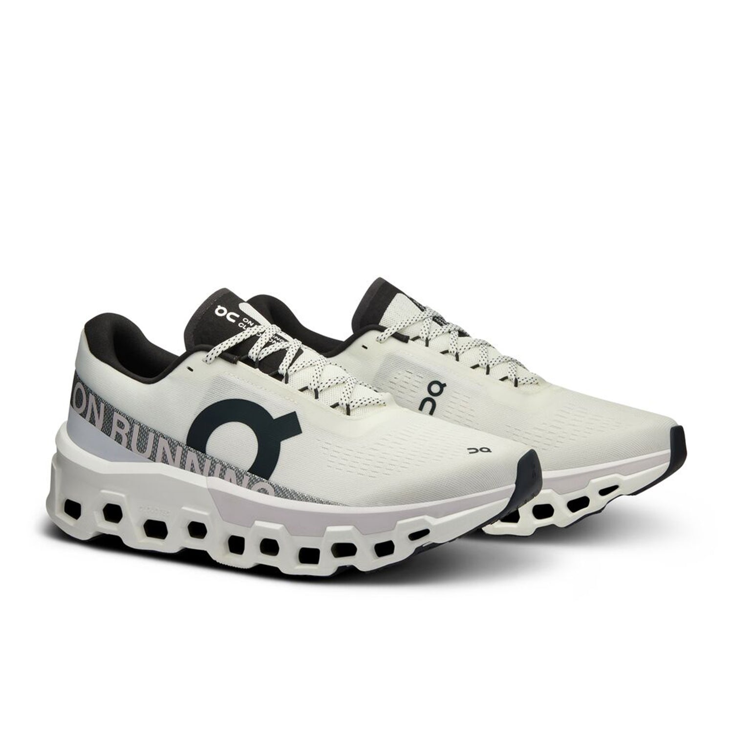 On women's Cloudmonster running shoe