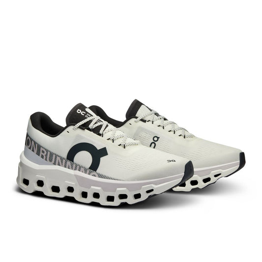 On women's Cloudmonster running shoe