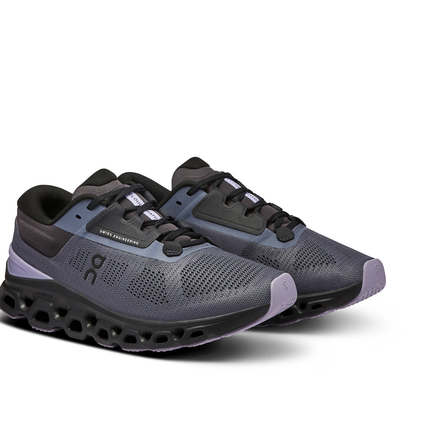 On Women's Cloudstratus 3 in Metal/Wisteria