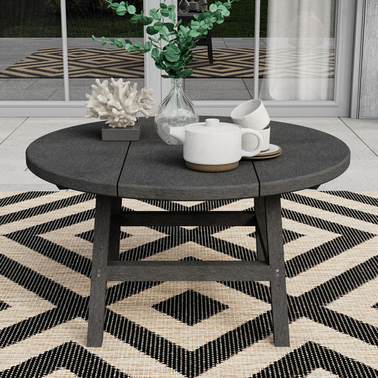 C.R.P. Cocktail 32" round table in slate grey