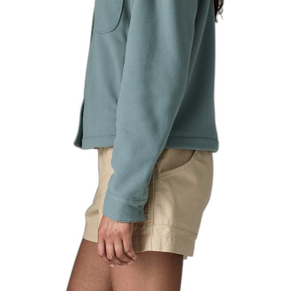 Patagonia Women's Micro D Fleece Shirt Jacket - detail view