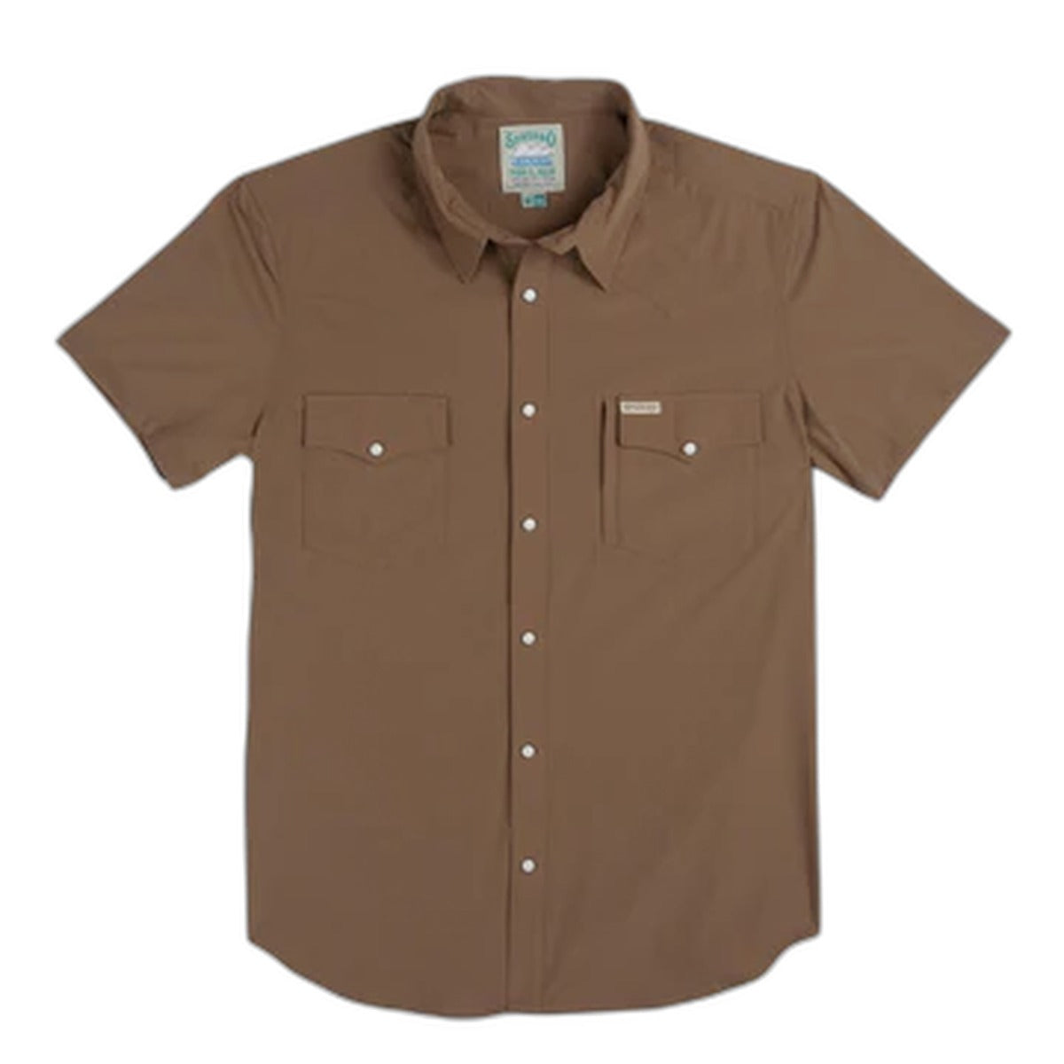 SENDERO Men's Confluence Short Sleeve Shirt - front view