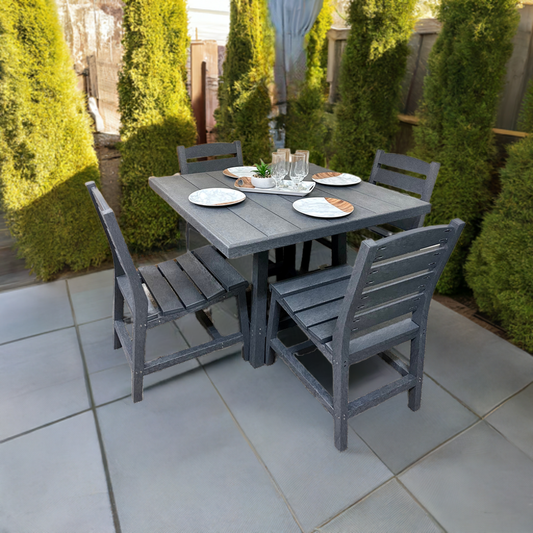 40" Square Napa Dining w/ Side Chairs