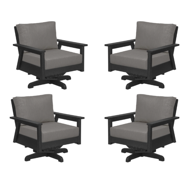 Tofino Four Swivel Chair Group