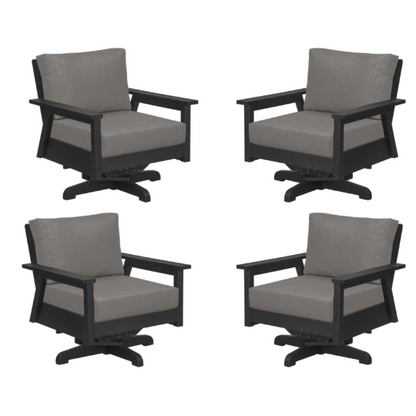 Tofino Four Swivel Chair Group