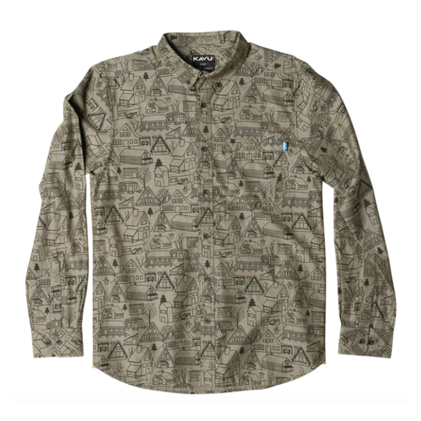 Kavu Men's Linden Button Up Long Sleeve Shirt