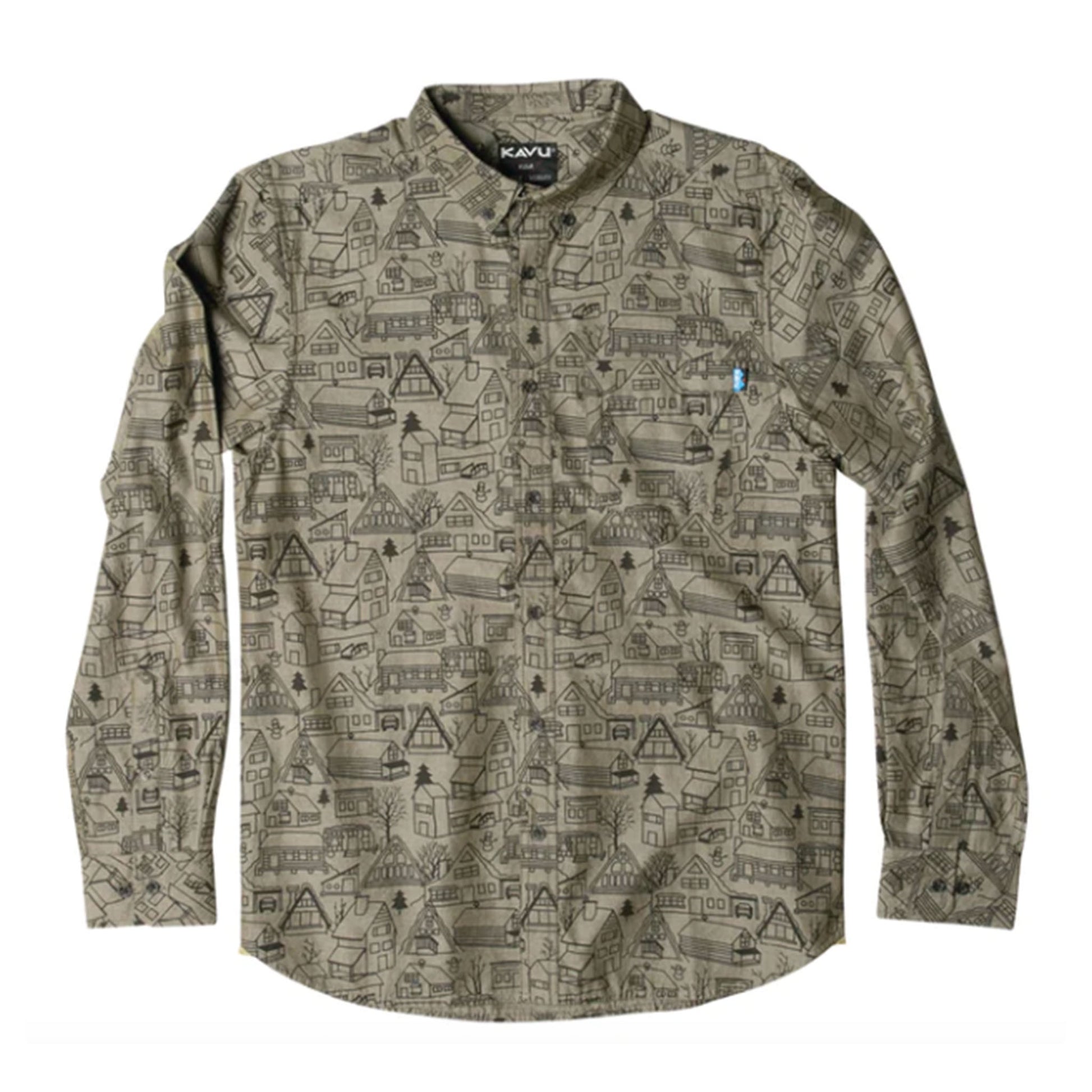 Kavu Men's Linden Button Up Long Sleeve Shirt
