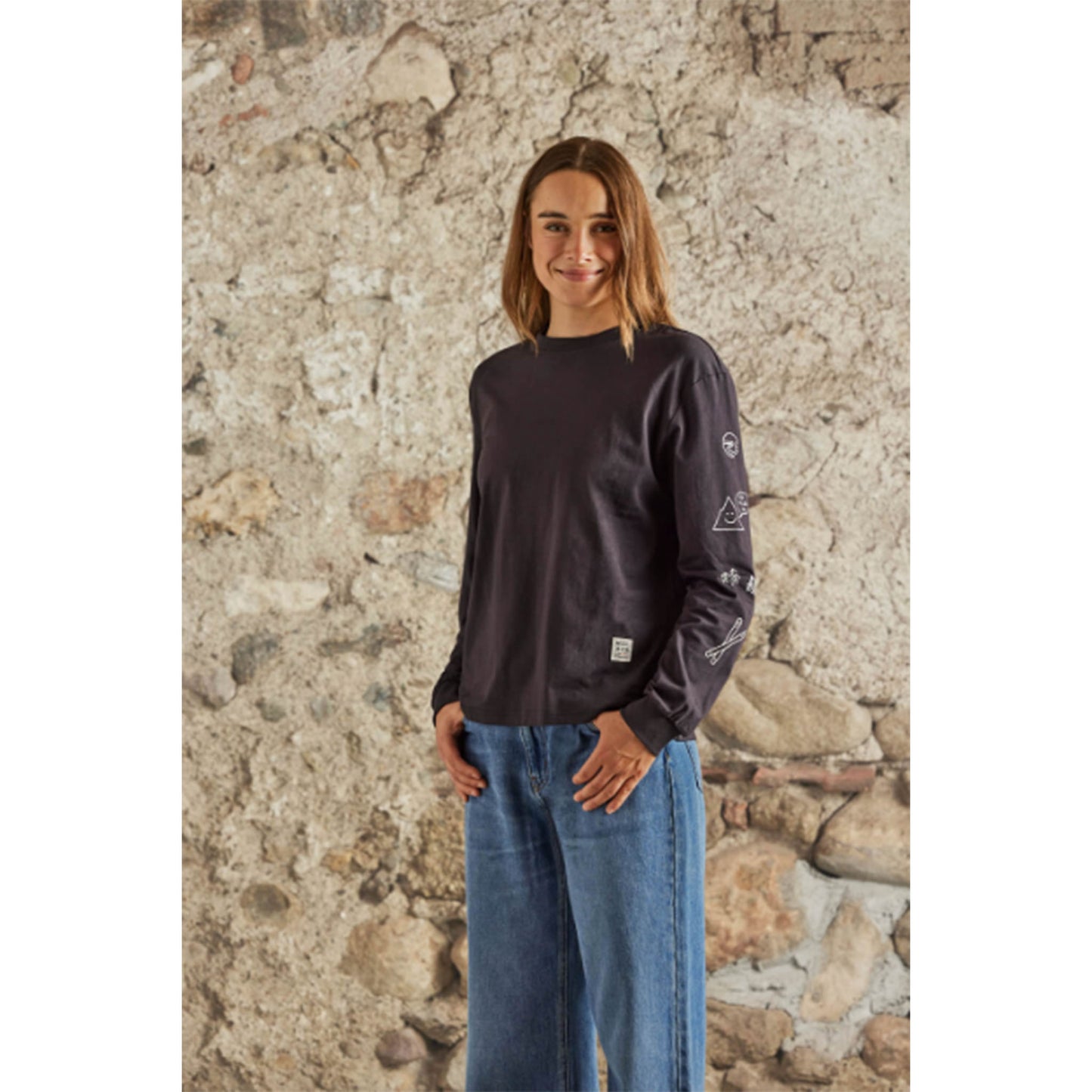 Maloja Women's Sommeraustein Long Sleeve Top on model