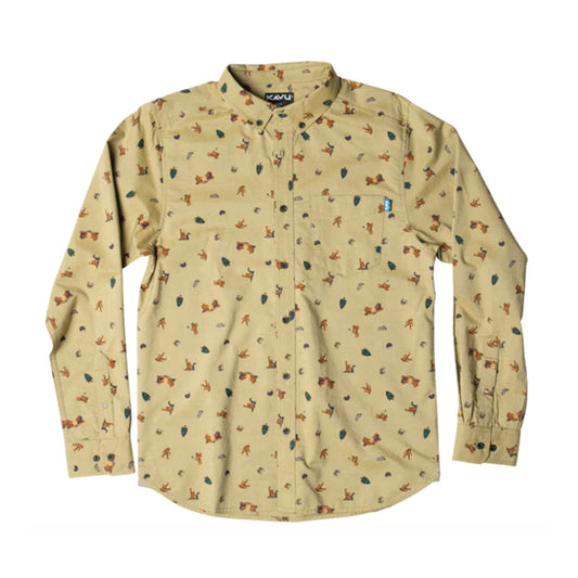 Kavu Men's Linden Button Up Long Sleeve Shirt