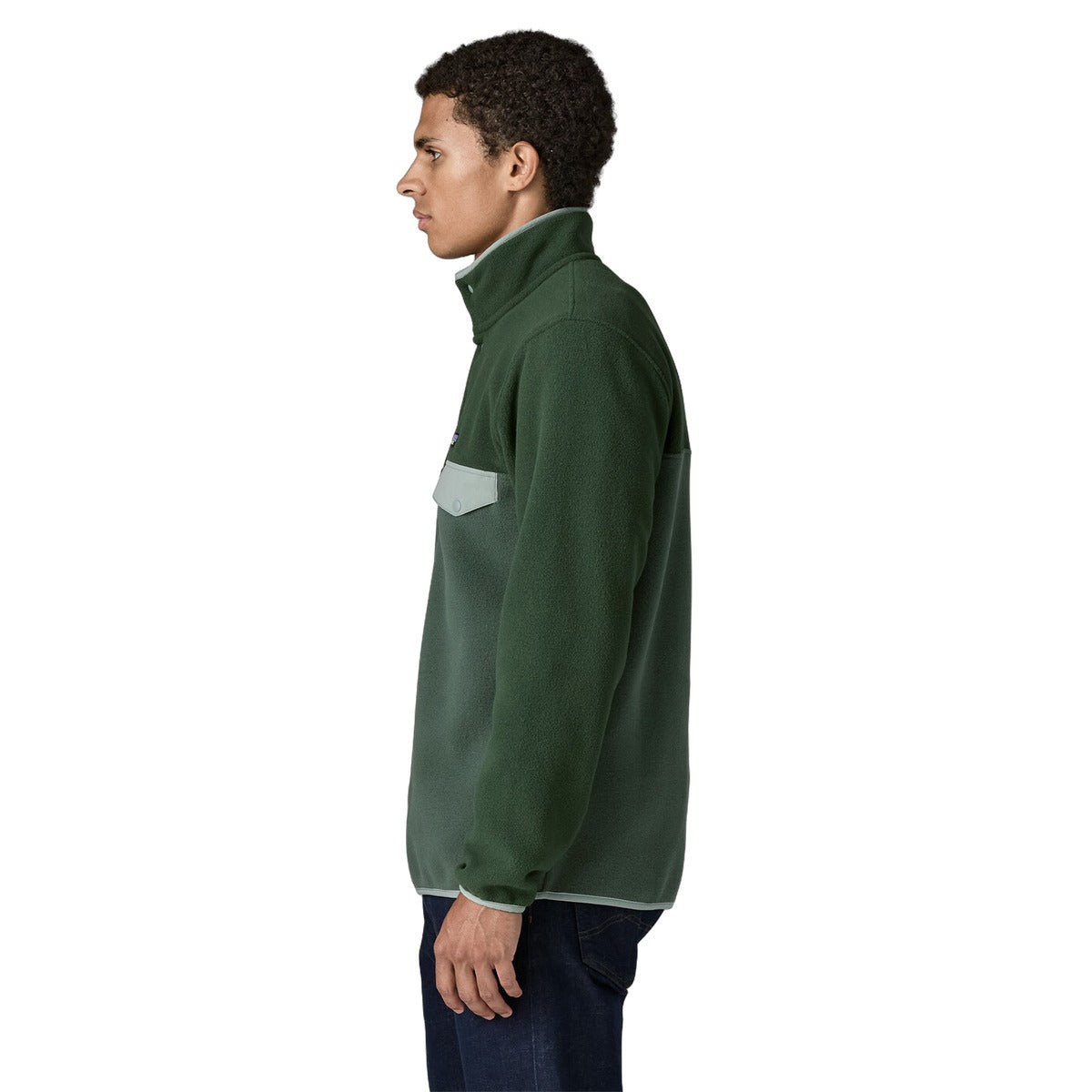 Patagonia Men's Lightweight Synchilla Snap-T Fleece Pullover - side view