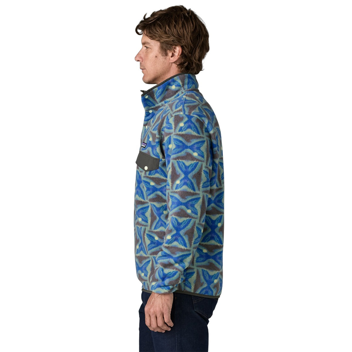 Patagonia Men's Lightweight Synchilla Snap-T Fleece Pullover - side view