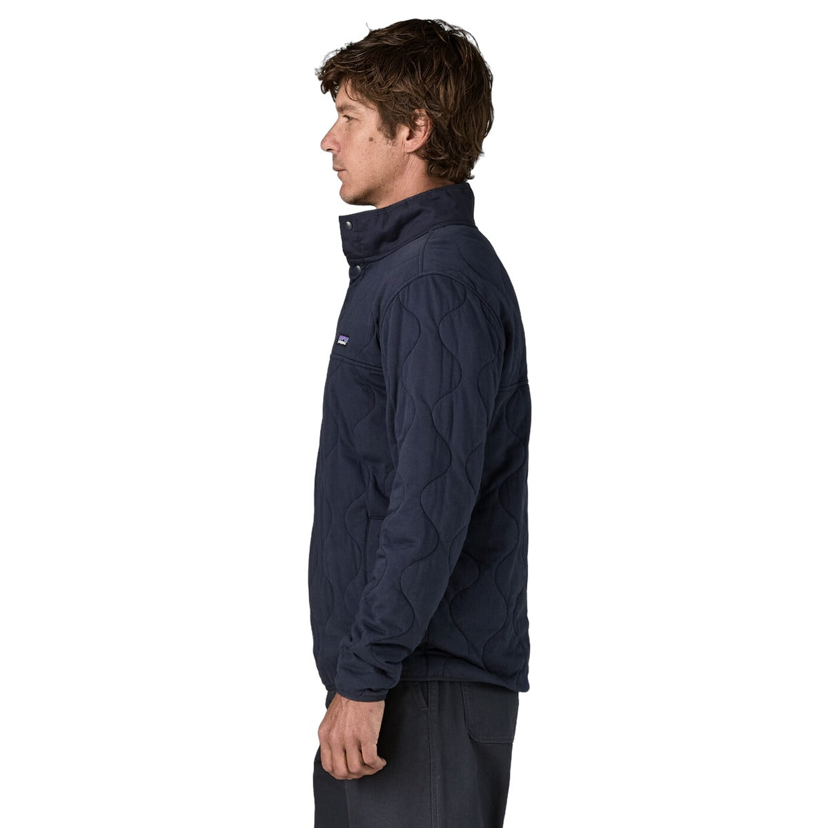 Patagonia Men's Daily Quilted Snap-T P/O - side view
