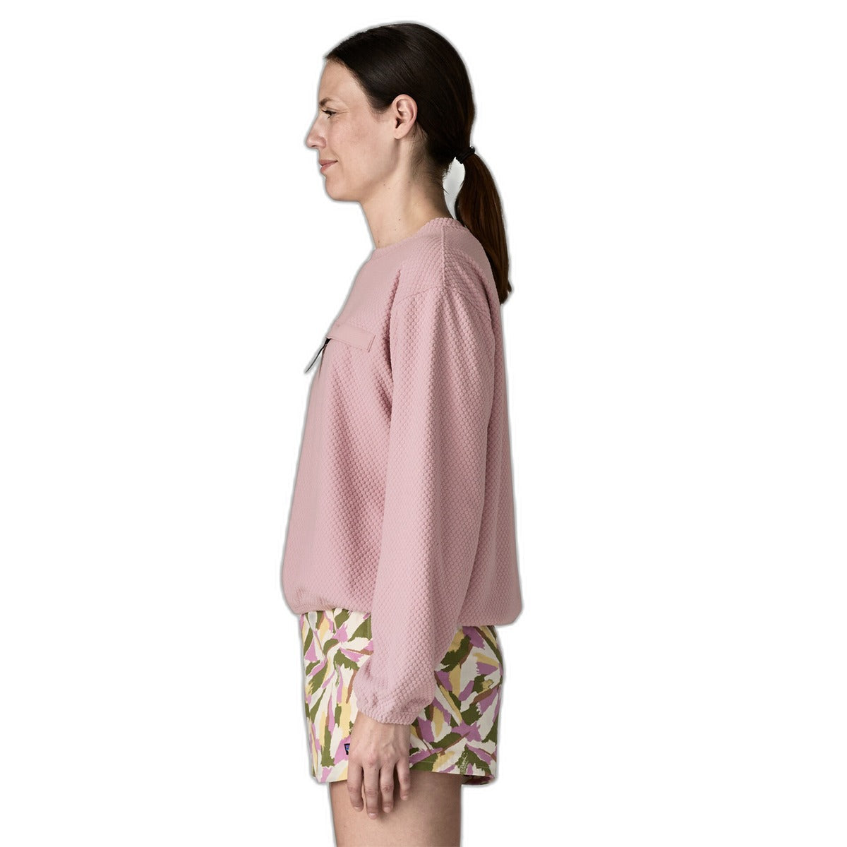 Patagonia Women's Textured Fleece Crewneck - side view